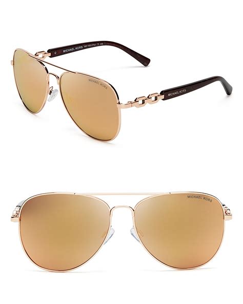 michael kors sunglasses pink|michael kors mirrored sunglasses.